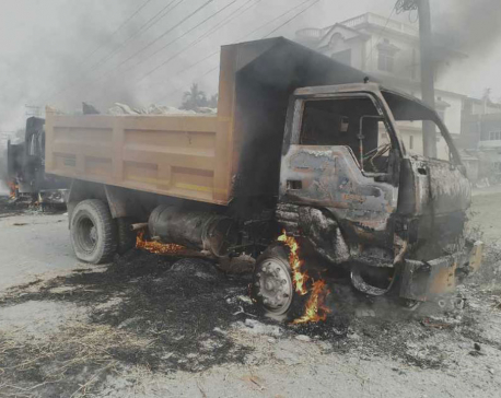 Curfew in Morang localities after tipper-truck kills child