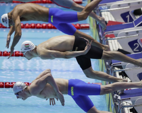 Hungary’s Milak breaks Phelps’ world record in 200 butterfly