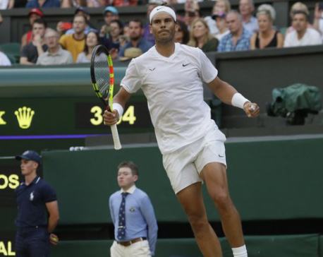 Plenty of dramatics as Nadal tops Kyrgios at Wimbledon