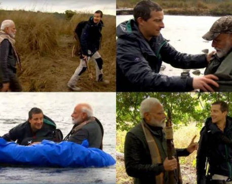 Indian PM Modi to feature on show 'Man Vs Wild'