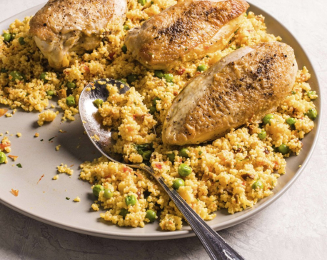 This chicken and couscous dish is a winning weeknight dinner
