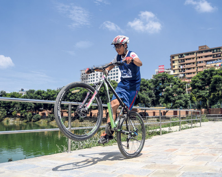Cycle City is panacea for pollution and bad health, says LMC Mayor Maharjan
