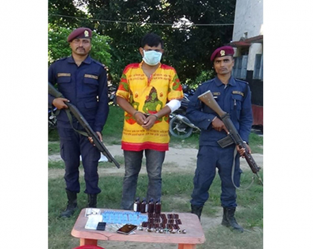 One man arrested with huge cache of drugs in Udayapur