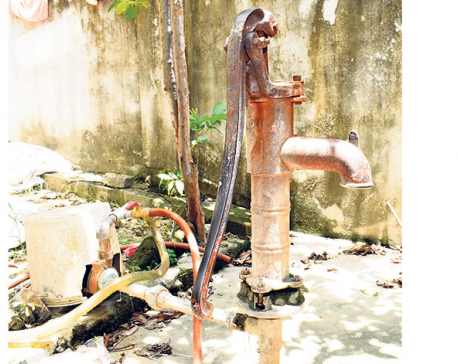 Declining underground water level triggers water shortage in Tarai