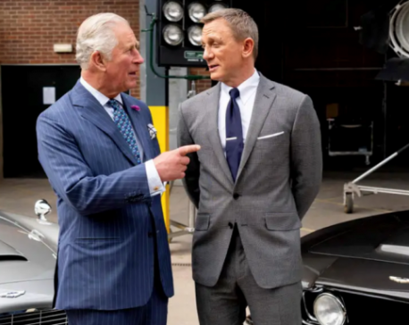 Prince Charles visits sets of 'Bond 25'