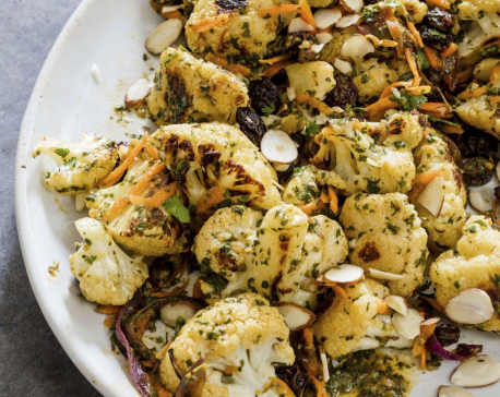 For a zippy cauliflower salad, why not go to Morocco?