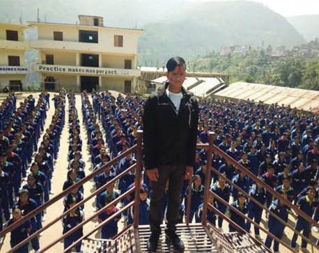 Visually-impaired Lokesh Dangi tops SEE in Rolpa district