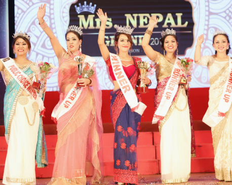Srijana Shrestha bags the title ‘Mrs Nepal Grand’