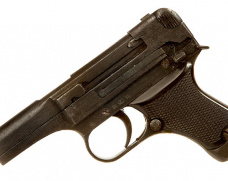 Loaded pistol found on Chitwan Medical College premises