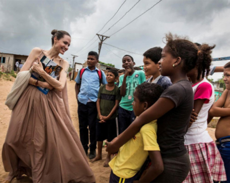Angelina Jolie urges international support for Venezuelan children