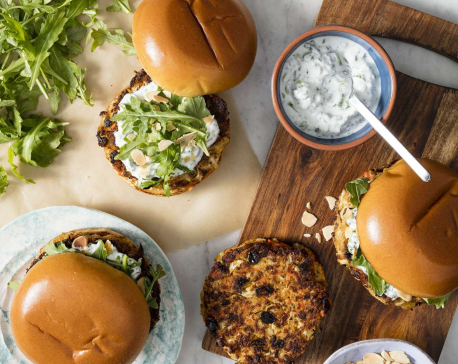 These cauliflower burgers are bursting with complex flavor