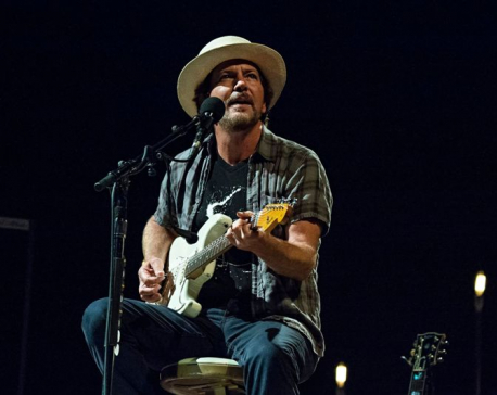 Pearl Jam frontman Eddie Vedder reunites with fan he met on tour almost 27 years ago