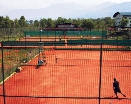 Construction of Pokhara tennis court to resume this week
