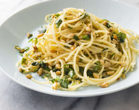Tame your spaghetti monster with this easy garlicky dish