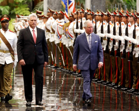 Prince Charles meets Cuban president on historic trip to Havana