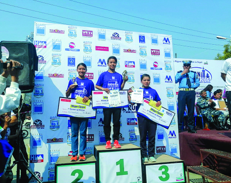 Pun, Koju win Dharan marathon