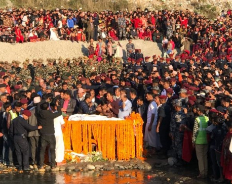 Six killed in Taplejung helicopter crash cremated