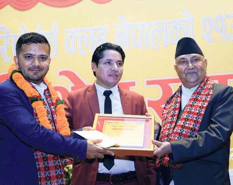 Republica editor receives Madan Bhandari Memorial Award