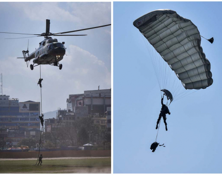 IN PICS: Nepal Army exhibits showmanship on Army Day