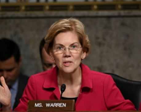 Wall Street critic Warren vows to break up Amazon, Facebook, Google