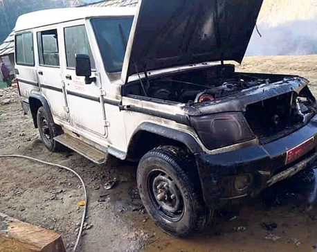 Vehicles torched in Rolpa following complaint against Chand