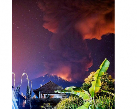 Volcano erupts on Indonesia's Bali causing flight cancellations