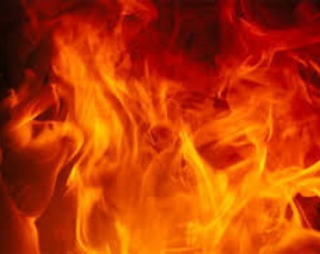Chemical store set ablaze in Lalitpur