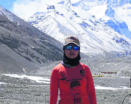 Maharjan eyes world record in Everest summit