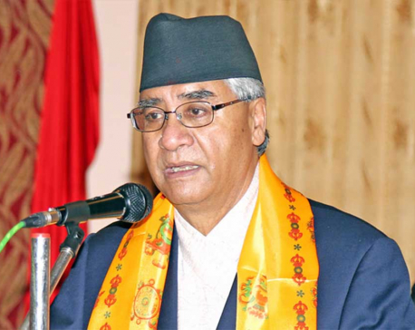 Deuba vents ire against gov't for dissolving Dalit Development Committee (with video)