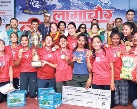 Police clinches National Women’s Volleyball title