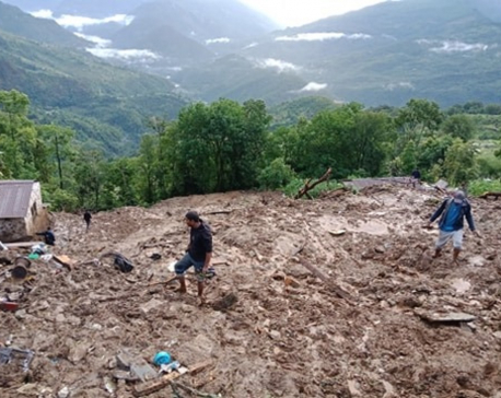 Landslide kills five in Parbat, four still missing