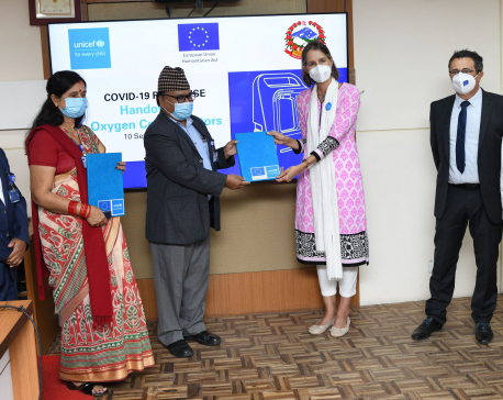 UNICEF hands over life-saving oxygen concentrators