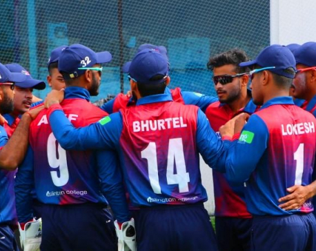 Nepal beats Canada by eight wickets
