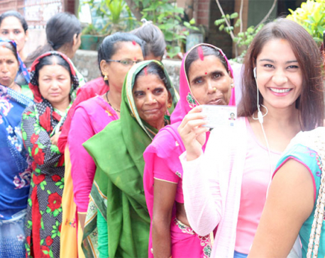 Enthusiastic turnout of voters in Rupandehi (photo feature)