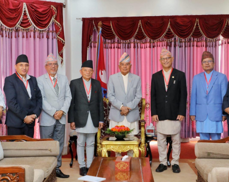 NHRC officials call on President Paudel