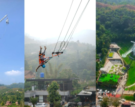 In the setup of The Cliff, new adventure park featuring bungee jumps unveiled in Kerala, India