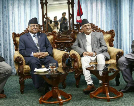 Dahal and Oli discuss holding second-phase  election before May 29