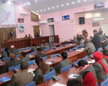 Bill presented in Gandaki province SA