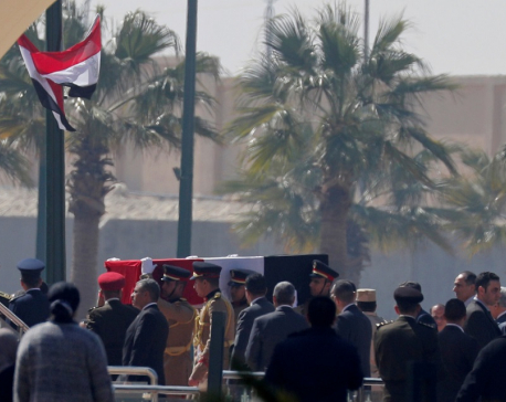 Egypt hold funeral for former president Mubarak
