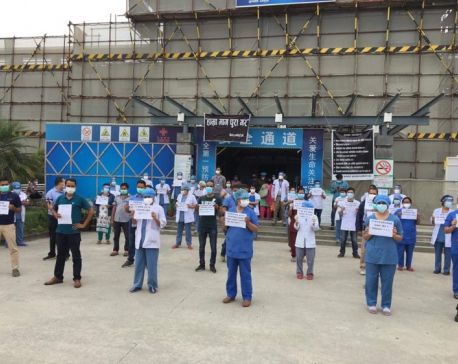 Civil Service Hospital staff stage demonstration demanding ‘proper management’