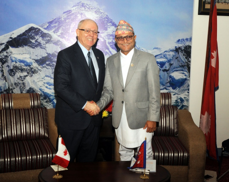NA chairperson Timilsina and Canadian Senate speaker hold meeting (with photos)