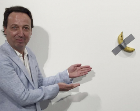 Couple who bought $120k banana art sense it will be iconic