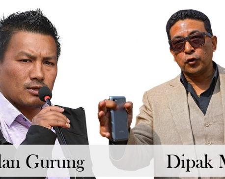 Dipak Manange slaps ANFA Kaski president Gurung