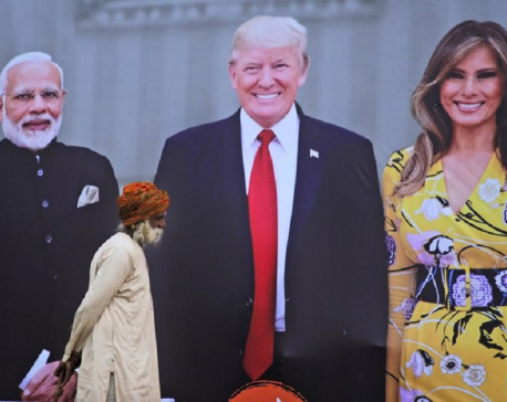 Indian authorities scramble to give Trump a mega-rally