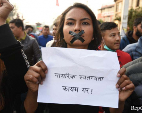 PHOTOS: Hundreds take to the street as youth leader Ram Kumari Jhakri arrested