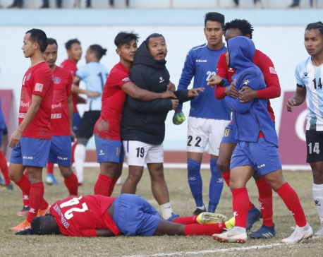 Players of Machhindra, Manang Marshyangdi face action
