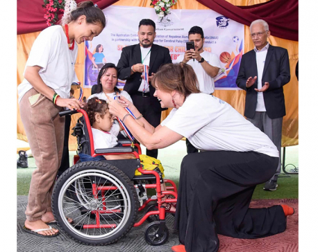 Australian envoy awards medals to the winners of disability inclusive sports competition