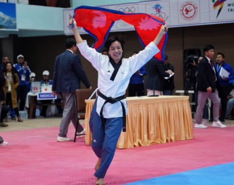 Aayesha Shakya wins gold in Taekwondo