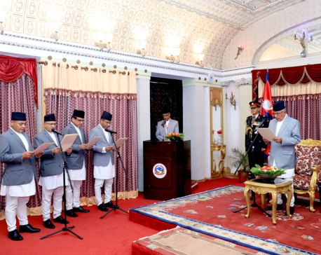 Nepali ambassadors to four countries take oath before President