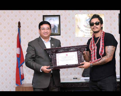 Singer Arthur Gunn appointed as goodwill ambassador for Nepal Tourism
